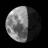 Moon age: 9 days, 12 hours, 5 minutes,70%